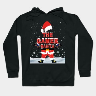 the gamer santa Hoodie